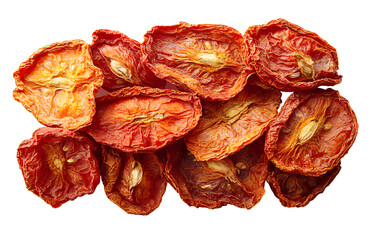 Sun dried tomatoes png isolated on transparent background