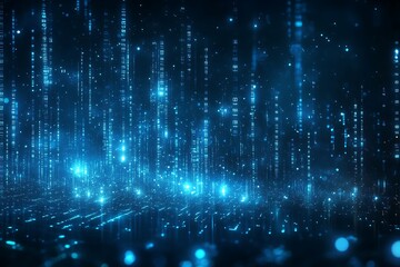 Digital Data Flow Background