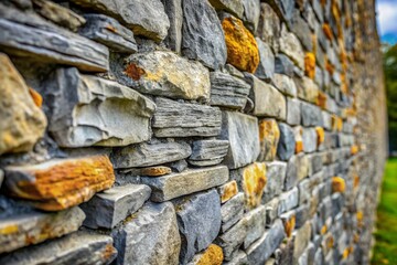 Gray Stone Wall Texture, Old Masonry Background, Rough Stone Surface, Weathered Stone, Architectural Detail, Stone Wall Photography