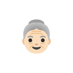 Fototapeta premium Older Woman Emoji 