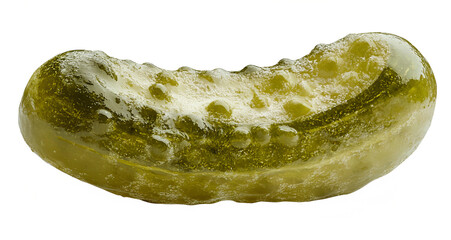 Preserved dill pickle png isolated on transparent background