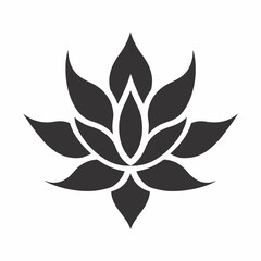 Agave cactus plant silhouette vector icon illustration