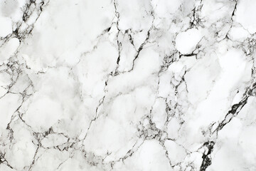 Obraz premium Elegant white marble surface with intricate grey veining full of natural patterns