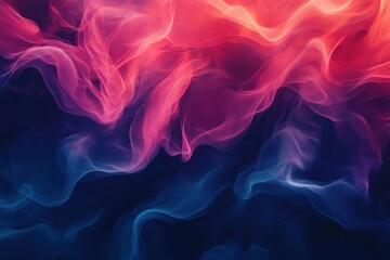 Fototapeta premium Colorful Abstract Smoke Wave Background