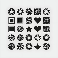 set of icons for design