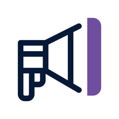Megaphone icon. vector dual tone icon for your website, mobile, presentation, and logo design.