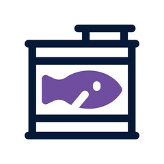 Tinned Food icon. vector dual tone icon for your website, mobile, presentation, and logo design.