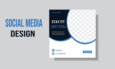 Digital business marketing social media post & web banner Digital business marketing social media post and web banner