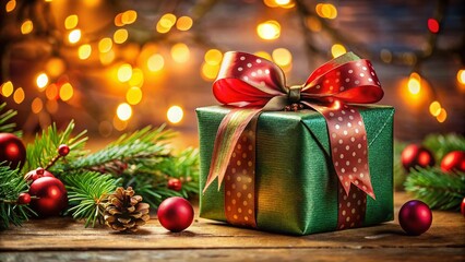 Holiday Gift Clip Art: Festive Presents, Wrapped Packages, Bow, Ribbon, Christmas, Hanukkah, Kwanzaa, New Year