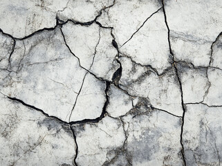 Detailed texture of cracked surface highlighting age and weathering effects