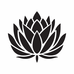 Artichoke silhouette vector icon illustration