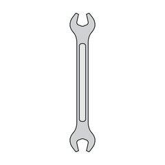 kids drawing illustration wrench cartoon isolated
