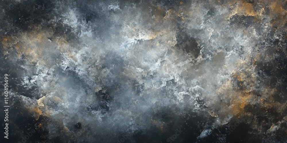 Poster nebula clouds texture with swirling patterns and ethereal colors in a dark cosmic backdrop