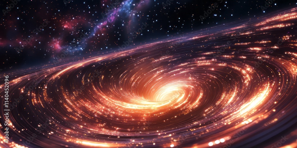 Aufkleber exploring the mesmerizing texture of pulsar vibrations in a distant galaxy