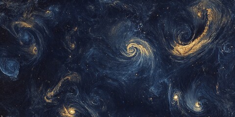 Obraz premium Stellar wind patterns create dynamic textures in the vastness of space