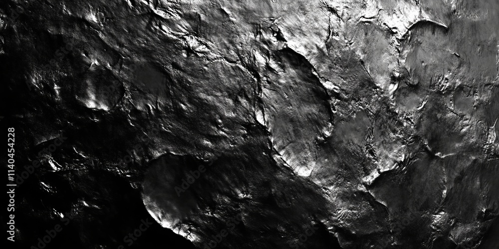 Poster vacuum of space texture showcasing unique formations and patterns in a dark environment