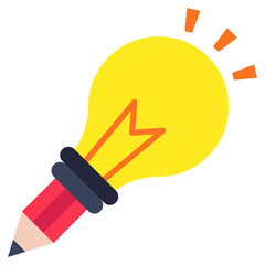 An icon design of creative writing