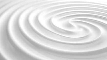 Swirling Cream Texture: A Close-Up 3D Render. AI Generated