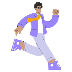 Businessman. Flat Vector Illustration