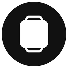 Editable vector blank square smartwatch screen icon. Part of a big icon set family. Perfect for web and app interfaces, presentations, infographics, etc