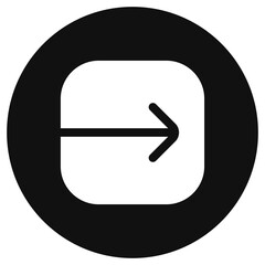 Editable vector login enter icon. Part of a big icon set family. Perfect for web and app interfaces, presentations, infographics, etc