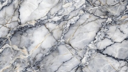Fototapeta premium Stunning aerial marble texture background with white and gray veins
