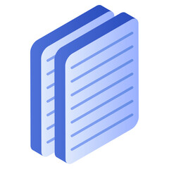 Trendy design icon of document
