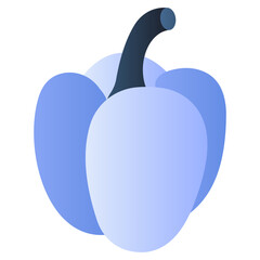 A perfect design icon of capsicum