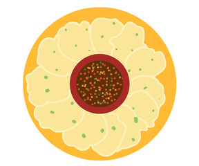 Cireng Indonesian Traditional Dish