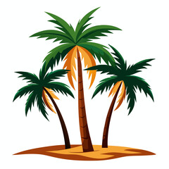 palm tree vector illustration