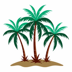 palm tree vector illustration