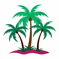 palm tree vector illustration