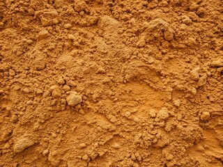 Low Light Grunge Wall Texture: Brown Cream Clay Mud Sand Background for Fashion & Cosmetic Ads