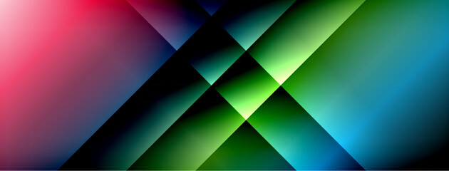 Colorful gradient with lines made of shadow and light. Creative background