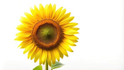 Fototapeta premium Sunflower isolated on white background