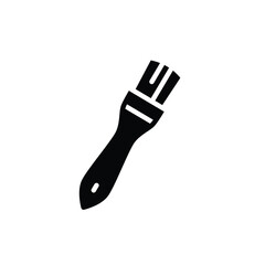 small Paint brush solid icon vector design good for web or mobile app