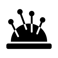 Pin Cushion glyph icon