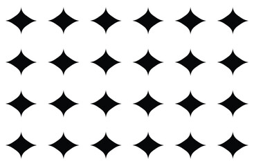 Geometric Rhombus Shape Seamless Pattern, Diamond Shapes Wallpaper, Vector Illustration