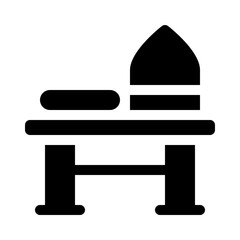 ironing board glyph icon