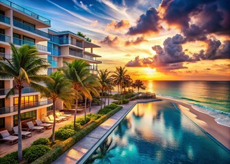 Luxury Beach Condo Oceanfront Paradise: Stunning Coastal Views & Resort Amenities