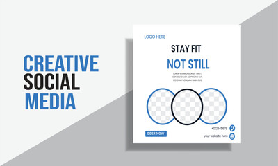 posts on social media vector illustration. Stylish graphics templates posts. dynamic abstractions typography photo. modern art paint and brush stains,