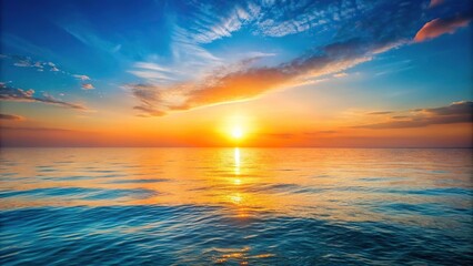 Obraz premium Sunrise over the ocean