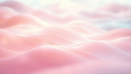 Soft Pink Abstract Wavy Background Ideal for Presentation Designs