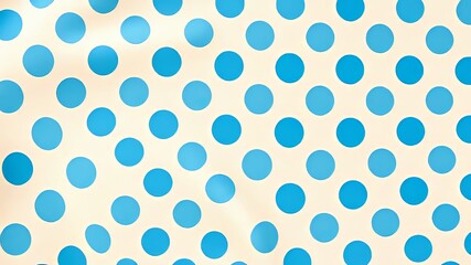 "Blue & White Polka Dots Background Design