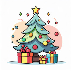 Christmas Tree and Gifts