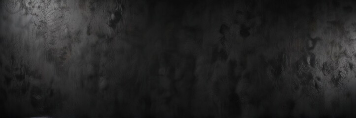 Naklejka premium Dark textured wall with black plaster background , black plaster, deep, atmospheric