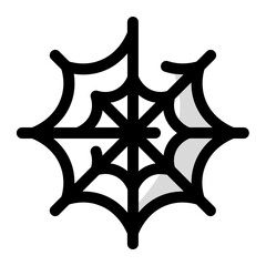spiders nest icon with shady style, perfect for user interface projects