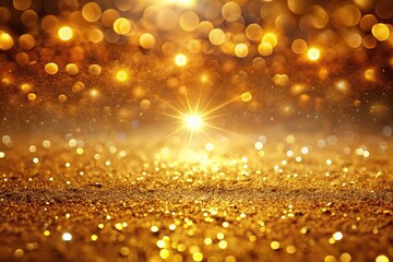 Surreal sunset reflection on water surface