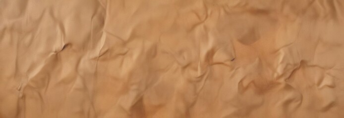 Fototapeta premium Earthy tone brown paper surface with visible creases, creased paper, paper wear and tear, paper folds