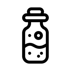 strange potion icon with line style, perfect for user interface projects